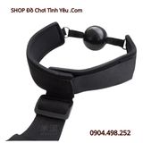  Dây Trói SM Còng Tay Phía Sau Kèm Vòng Cổ Có Bóng Ngậm Miệng 