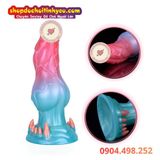  Dildo chó có gai thủ dâm viển tưởng ngoài hành tinh Unisex 