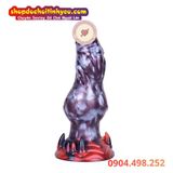  Dildo chó có gai thủ dâm viển tưởng ngoài hành tinh Unisex 