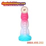  Dildo Hậu Môn Silicone Mềm Mại Đế Hút Có Màu Sắc Rực Rỡ 
