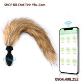  Đuôi Cáo Có Nút Rung Nhét Hậu Môn Điều Khiển App Điện Thoại 