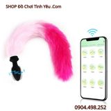  Đuôi Cáo Có Nút Rung Nhét Hậu Môn Điều Khiển App Điện Thoại 