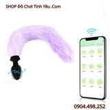  Đuôi Cáo Có Nút Rung Nhét Hậu Môn Điều Khiển App Điện Thoại 
