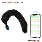  Đuôi Cáo Có Nút Rung Nhét Hậu Môn Điều Khiển App Điện Thoại 