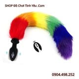  Đuôi Cáo Cosplay Có Phích Rung Cắm Hậu Môn Điều Khiển Từ Xa 