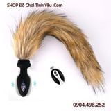  Đuôi Cáo Cosplay Có Phích Rung Cắm Hậu Môn Điều Khiển Từ Xa 