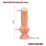  Dương Vật Chó Giả Mô Phỏng Cu Động Vật Doggy Độc Lạ Unisex 