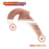  Dương vật giả 2 đầu nối nhau cong mềm dẻo không rung giá rẻ 