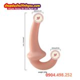  Dương vật giả 2 đầu nối nhau cong mềm dẻo không rung giá rẻ 