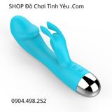  Dương Vật Giả Cầm Tay Đa Năng Kèm Đầu Rung Tai Thỏ Cho Nữ 