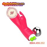  Dương Vật Giả Cầm Tay Đa Năng Kèm Đầu Rung Tai Thỏ Cho Nữ 
