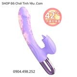  Dương Vật Giả Cầm Tay Rung Làm Ấm Kèm Đầu Lưỡi Liếm FOX V2 