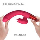  Dương Vật Giả Cầm Tay Rung Làm Ấm Kèm Đầu Lưỡi Liếm FOX V2 