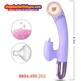  Dương Vật Giả Cầm Tay Rung Làm Ấm Kèm Đầu Lưỡi Liếm FOX V2 