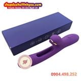  Dương Vật Giả Cầm Tay Rung Vỗ Kèm Đầu Mút Kích Thích Đa Điểm 