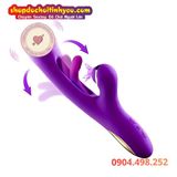  Dương Vật Giả Cầm Tay Rung Vỗ Kèm Đầu Mút Kích Thích Đa Điểm 