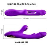  Dương Vật Giả Cầm Tay Rung Vỗ Kèm Đầu Mút Kích Thích Đa Điểm 