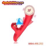  Dương Vật Giả Cầm Tay Rung Vỗ Kèm Đầu Mút Kích Thích Đa Điểm 