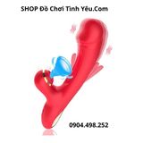  Dương Vật Giả Cầm Tay Rung Vỗ Kèm Đầu Mút Kích Thích Đa Điểm 