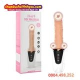  Dương Vật Giả Cầm Tay Có Gân Nổi Rung Thụt Sưởi Ấm SEX MASSAGE 