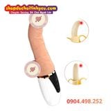  Dương Vật Giả Cầm Tay Có Gân Nổi Rung Thụt Sưởi Ấm SEX MASSAGE 