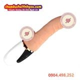  Dương Vật Giả Cầm Tay Có Gân Nổi Rung Thụt Sưởi Ấm SEX MASSAGE 