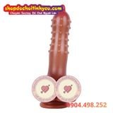  Dương Vật Giả Hít Tường Đầu Nhọn Có Hạt Bi Nổi Toàn Thân 
