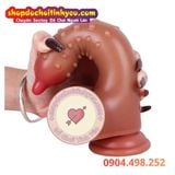  Dương Vật Giả Hít Tường Đầu Nhọn Có Hạt Bi Nổi Toàn Thân 