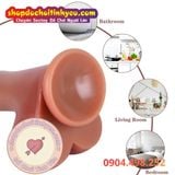  Dương Vật Giả Hít Tường Đầu Nhọn Có Hạt Bi Nổi Toàn Thân 