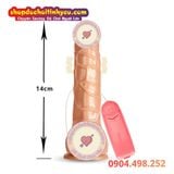  Dương vật giả đế gắn hít tường có rung TPE mềm MUHA giá rẻ 