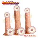  Dương vật giả đế gắn hít tường có rung TPE mềm MUHA giá rẻ 