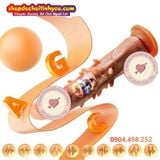  Dương Vật Giả Đế Hít Có Gai Rung Thụt Làm Ấm Điều Khiển Từ Xa 