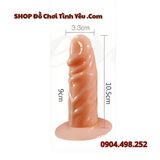  Dương Vật Giả Đế Hít Có Gân Nổi Mềm Mại Kích Thích Đa Điểm 