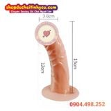  Dương Vật Giả Đế Hít Có Gân Nổi Mềm Mại Kích Thích Đa Điểm 