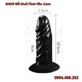  Dương Vật Giả Đế Hít Có Gân Nổi Mềm Mại Kích Thích Đa Điểm 