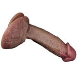  Dương Vật Giả Đế Hít Gân Nổi Cấu Tạo 2 Lớp Silicone LOVETOY 