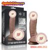 Dương Vật Giả Đế Hít Gân Nổi Cấu Tạo 2 Lớp Silicone LOVETOY