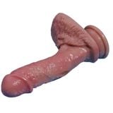  Dương Vật Giả Đế Hít Gân Nổi Cấu Tạo 2 Lớp Silicone LOVETOY 