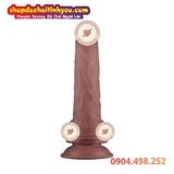  Dương Vật Giả Đế Hít Hai Lớp Cong To Rung Cực Mạnh POWER COCK 