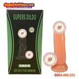  Dương Vật Giả Đế Hít Mềm Dẻo Mô Phỏng Giống Thật SUPERS DILDO 