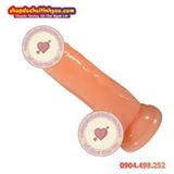  Dương Vật Giả Đế Hít Mềm Dẻo Mô Phỏng Giống Thật SUPERS DILDO 