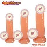  Dương Vật Giả Đế Hít Mềm Dẻo Mô Phỏng Giống Thật SUPERS DILDO 