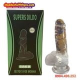  Dương Vật Giả Đế Hít Mềm Dẻo Mô Phỏng Giống Thật SUPERS DILDO 