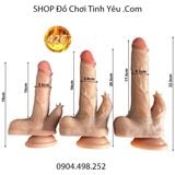  Dương Vật Giả Rung Thụt Ngoáy Cực Mạnh Có Lưỡi Liếm Điều Khiển Từ Xa 