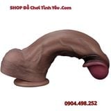  Dương Vật Giả Đế Hít Đầu Cong Khủng Size XXL NATURE COCK 