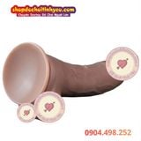  Dương Vật Giả Đế Hít Thân Cong To Có Gân Xanh Nổi LOVETOY 