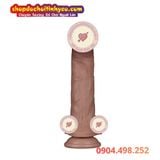  Dương Vật Giả Đế Hít Thân Cong To Có Gân Xanh Nổi LOVETOY 