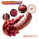  Dương Vật Giả Đế Hoa Sen Rung Thụt Sưởi Ấm Kèm Đầu Lưỡi Liếm 