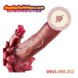  Dương Vật Giả Đế Hoa Sen Rung Thụt Sưởi Ấm Kèm Đầu Lưỡi Liếm 