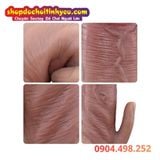  Dương Vật Giả Rung Liếm Đế Dạng Tay Cầm Có Đầu Phụ Ngón Tay 